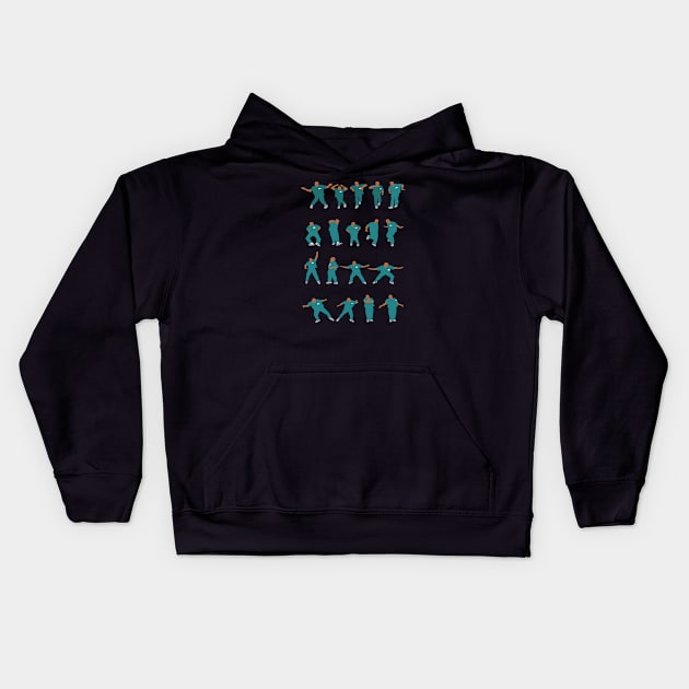 The Turk Dance by doctorheadly Kids Hoodie by doctorheadly